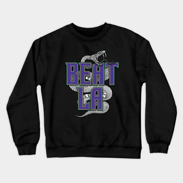 Beat LA Strike 2 Crewneck Sweatshirt by LunaGFXD